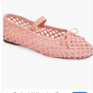Loefler  Randall 9 Pink Mesh Ballet Flats